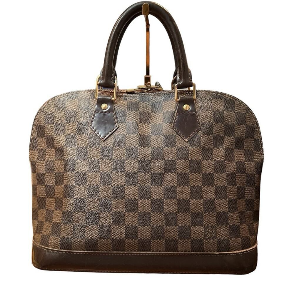 Louis Vuitton Damier Ebene Alma Handbag